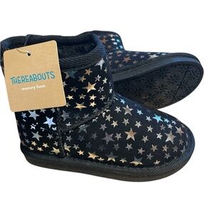 Toddler Kids Starry Black Boots size 9
